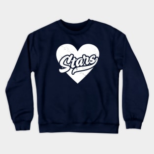 Vintage Stars School Spirit // High School Football Mascot // Go Stars Crewneck Sweatshirt